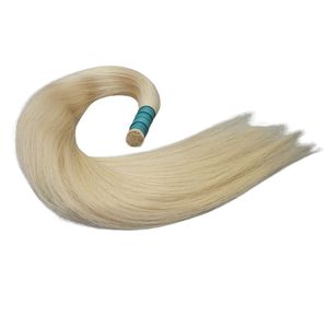 Cheveux humains brésiliens Remy 100% purs OEM BSL # Extensions de cheveux naturels blonds 613 en vrac, lisses, 8-24 pouces, 100g, sans perte ni nœuds - Product Image 5
