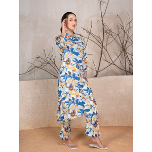 Nuevo Conjunto de Cordón Elegante para Mujer, Ropa Modesta para el Verano, Disponible a un Precio Accesible desde India - Product Image 1