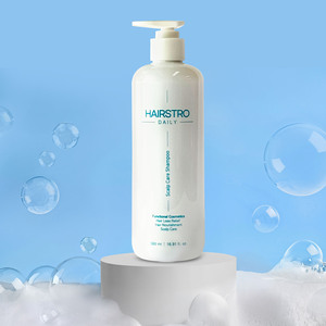 HAIRSTRO Champú refrescante para el cuero cabelludo 500ml Hecho en Corea Fórmula refrescante para un cabello y cuero cabelludo saludables - Product Image 1