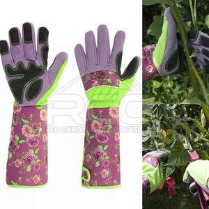 Cuero suave hecho dedo completo protección de las manos guantes de jardinería transpirables al por mayor guantes de jardinería - Product Image 2