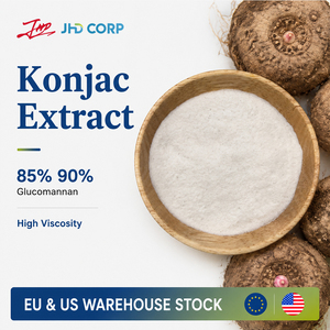 Extrait de Konjac, poudre de <span class=keywords><strong>Glucomannane</strong></span> 85% 90% haute viscosité pour épaississant alimentaire, complément alimentaire - Product Image 1