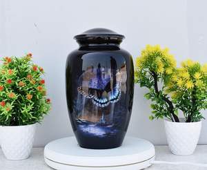 Urna-Recuerdo negro para cenizas con bolsa roja-Urna pequeña para su ser querido-Urnas para cenizas humanas Adulto Hombre y Mujer - Product Image 5