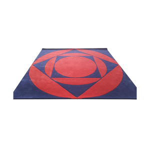 2025 nouveau Design luxe laine naturelle Viscose Floral tufté tapis artisanal brodé artisans tapis résistant aux taches antidérapant - Product Image 3