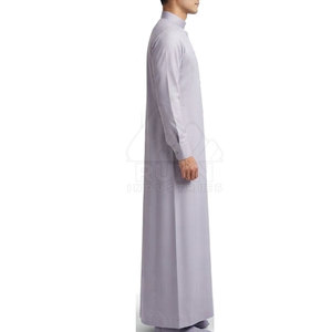 Nouvelle Collection Thobe Classique Saoudien, Design Traditionnel Sur Mesure, Manches Longues, Boutons Frontaux Élégants, Coton Décontracté Respirant et Léger - Product Image 4