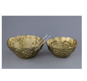 Vase en métal pour la décoration de la maison et le bureau Vase Vase de table Ensemble de 2 - Product Image 1