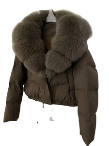 Down Jacket Women Short Puffer Jacket Thick New Big Natural Real <b>Fox</b> <b>Fur</b> Coat Autumn Winter Female White Duck Down Coat Feather - Product Image 4