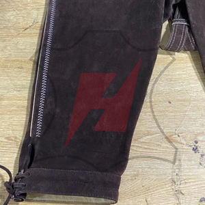 กางเกงบาวาเรียนหนังแท้คุณภาพสูงสำหรับผู้ชาย ขายส่ง รับทำโลโก้ตามสั่ง ขายดี - Product Image 4