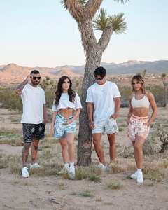 กางเกงขาสั้นถักกันยับสำหรับทุกเพศ100% โพลีเอสเตอร์สั่งพิมพ์ลายตามสั่ง - Product Image 2