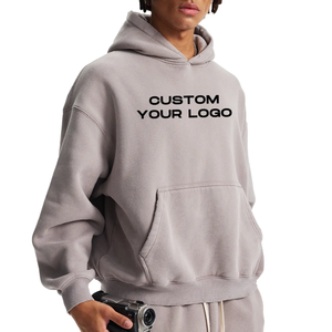 Nueva Llegada Sudadera con Capucha Bordada para Hombre, Ropa Deportiva de Invierno para Gimnasio, Entrenamiento Atlético, Talla Grande, Transpirable y Resistente - Product Image 1