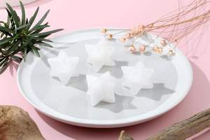 Merkaba de cuarzo transparente natural al por mayor, cristal tallado a granel para curación y uso metafísico, piedra artesanal de cristal Merkaba - Product Image 3