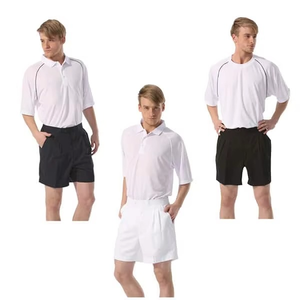 Uniforme de tennis unisexe de qualité supérieure, léger, 100 % polyester, respirant, à séchage rapide, couleur unie, logo personnalisable - Product Image 5