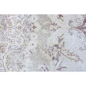 1.6x3 ft Rug, Vintage Turkish Rug, <b>Brown</b> <b>Wool</b> Rug - Product Image 5