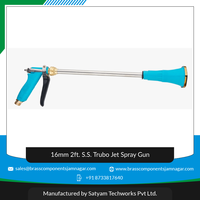 Buse de pulvérisation de flèche à capuchon conique en céramique professionnelle de 76mm avec connecteur pulvérisateur agricole à haute pression pour une utilisation sur le terrain