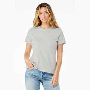 Airlume – T-Shirt à manches courtes en coton peigné et à anneaux pour femme, simple, 100% oz, 4.2 - Product Image 1