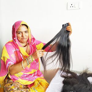 ผมดิบจากธรรมชาติผมชาวอินเดียมัดตรง - Product Image 3