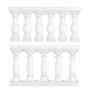 Barandilla de escalera de mármol blanco, balaustre de mármol de piedra blanca vintage, balaustre de mármol hecho a mano - Product Image 4