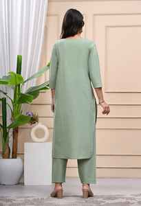 Designer Long Kurti Pant Set Indian Digital Print Ethnic Suit High Quality Fabric for Casual & Festive Wear Wholesale Factory - Product Image 6