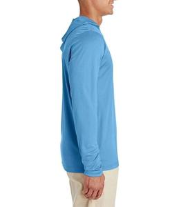 92% Polyester 8% Spandex 180gsm <b>Light</b> Weight Hooded <b>Fishing</b> Shirts 100% Polyester Material Quick Dry <b>Fishing</b> Shirts - Product Image 4