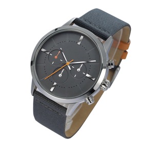 [Boîte] chronographe de luxe pour hommes, bracelet en tissu, produit promotionnel moderne en acier inoxydable, nouvelles montres à Quartz - Product Image 3