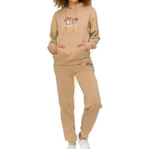 Durable Embroidery Tracksuit Soft Fabric and High-Quality Embroidered <b>Detail</b> All-Match Embroidery Tracksuit - Product Image 1
