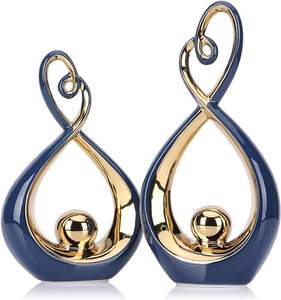 2024 Design attrayant nouveau moderne Simple Figure abstraite Art Sculpture créative décoration de la maison métal artisanat Sculpture ornement - Product Image 1