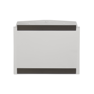 Portadocumenti con tasca visibile, magnetico, DIN A7 orizzontale, Grigio chiaro, 2 strisce magnetiche, 10 pz. / confezione. - SD - Product Image 2