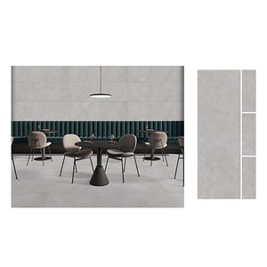 Precio barato 600*1800 baldosas de losa esmaltada pulida de porcelana gris para sala de estar Hotel tienda decoración de suelo de pared - Product Image 6