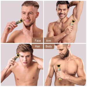 Tondeuse à cheveux électrique sans fil professionnelle pour hommes, 10 guides de coupe, rasoir à barbe rechargeable à l'épreuve du rasoir, alimentation USB - Product Image 1