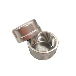 Tapa redonda roscada de acero inoxidable de alta calidad de 1-1/2 pulgadas OEM/ODM Superficie lisa de embalaje personalizado para industrias variadas - Product Image 5