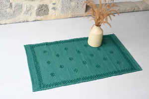 Alfombra pequeña verde, alfombra para habitación, sala de estar alfombra para, alfombra para pasillo, alfombra para dormitorio, alfombra para habitación de niños, alfombra Bohemia, alfombra para cabecera - Product Image 4