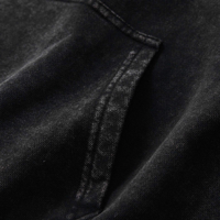 Sweat-shirt à capuche unisexe surdimensionné en molleton épais, style streetwear, personnalisé, vintage, délavé, teint par immersion, brodé et imprimé numériquement