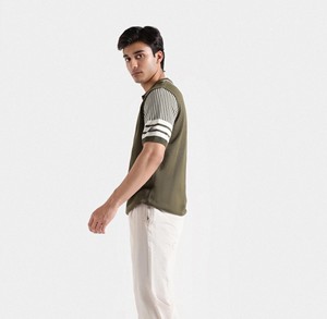 Polo haute performance de course chemise de golf en coton et polyester avec logo personnalisé polos pour hommes vêtements décontractés à manches courtes respirants - Product Image 2