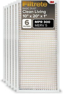 Filtre à air Filtrete 10x20x1 MERV 5, lot de 6 filtres pour climatiseur et fournaise - Product Image 5