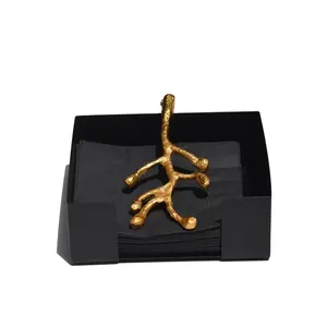 Porte-serviettes rond moderne de luxe fait main, brodé, pour hôtels et restaurants haut de gamme, directement de l'usine - Product Image 1