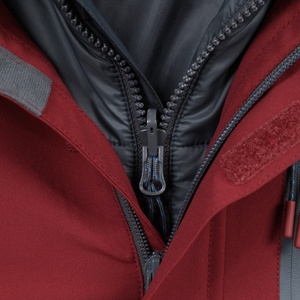 Chaqueta Varsity <span class=keywords><strong>3</strong></span> en 1 Casual para Hombre, Impermeable, Cortavientos, Aislante, con Capucha, Diseño Sólido para Invierno - Product Image 4