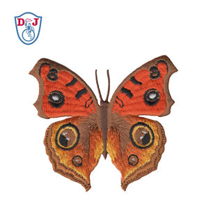 Custom <b>Iron</b> <b>on</b> Emblem Embroidered Butterfly Patch for DIY Garment - Product Image 2