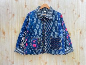 Chaquetas acolchadas de retazos de algodón Floral estilo bohemio Otoño Invierno chaqueta abrigo Streetwear Boho acolchado chaqueta Reversible - Product Image 3