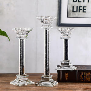 Factory Direct Glass Candle Holder Home Decoration Ornaments Home Vintage Gourd Wax <b>Table</b> Aromatherapy Rod Candle Holder - Product Image 3