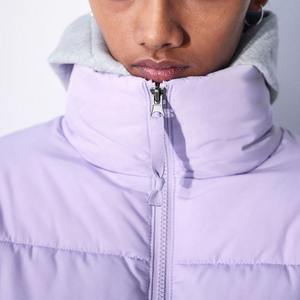 Vintage Inspired Waterproof Quilted Bomber Jacket Nylon Lining Woven Fabric Zipper Closure Button <b>Detail</b> Finished Raw Hem 2026 - Product Image 6