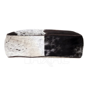 Sacs à main fourre-tout en cuir de vachette de haute qualité sur mesure avec fermeture à glissière et deux poignées - Product Image 3