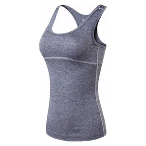 Camiseta de algodón orgánico 100% para mujer, camiseta ajustada para entrenamiento, camisetas para correr, camiseta de tendencia Premium, camiseta sin mangas para gimnasio para mujer - Product Image 2