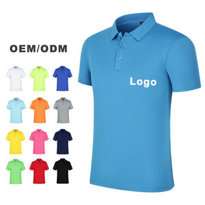 Camisetas de Golf de Manga Corta para Hombre, de Alta Calidad, Transpirables, de Verano, de Poliéster, con Bordado de Animales, con Botones - Product Image 5