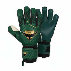 Sarung Tangan Kiper Profesional Sepak Bola PU Unisex, Dapat Disesuaikan, Bernapas, Anti Selip, Pelindung Jari, Penutup <span class=keywords><strong>Hook</strong></span> <span class=keywords><strong>Loop</strong></span> - Product Image 6