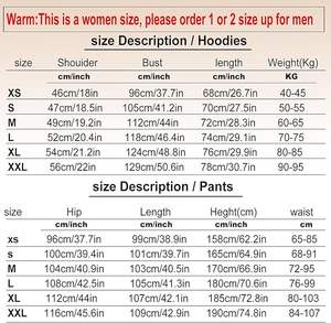 Tenues d'hiver décontractées deux pièces pour hommes, sweat à capuche imprimé et pantalon de survêtement, ensembles de mode, vêtements chauds et écologiques - Product Image 6