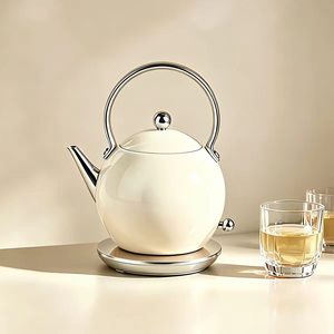 Bollitore Elettrico in Acciaio Inossidabile da 0,8L con Spegnimento Automatico e Protezione Contro l'Ebollizione a Secco per Cucina e Ufficio, Molto Carino - Product Image 4