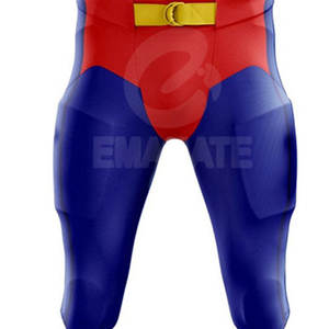 Uniforme de football américain à manches courtes, taille plus, respirant et personnalisable, avec nom et numéro imprimés, tissu 100% polyester - Product Image 6