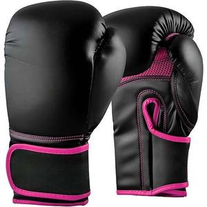 Gants de boxe professionnels fabriqués au Pakistan en cuir PU avec logo personnalisé Gants de boxe de combat à vendre - Product Image 3