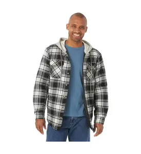 Outdoor Flannel Jacket Plaid Shacket Jacket Flannel Shirts Wool Top Quality Flannel Jacket 2024 Winter Double Side Shacket Jacke