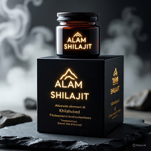 100% puro orgánico Himalayan Shilajit resina OEM secado al sol 20 gramos embalaje auténtico suplemento sanitario con 87% ácido fúlvico - Product Image 4