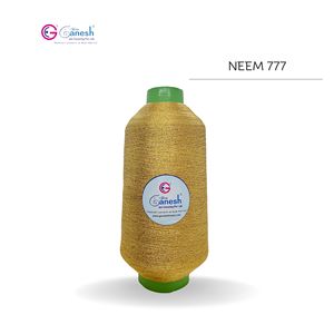 Fil à broder 180D Neem Jari Metallic Flora Jari Polyester Lurex haute ténacité pour tricotage à la main - Product Image 1